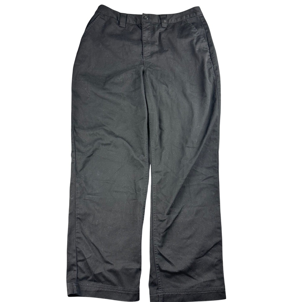 Vans Authentic Chino Trousers 29 Black Relaxed Fit VN0A47SEBLK Skate Workwear